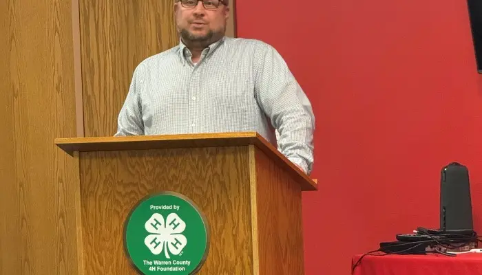 Warren County Farm Bureau welcomes Supervisor Brian Arnold to Board Meeting