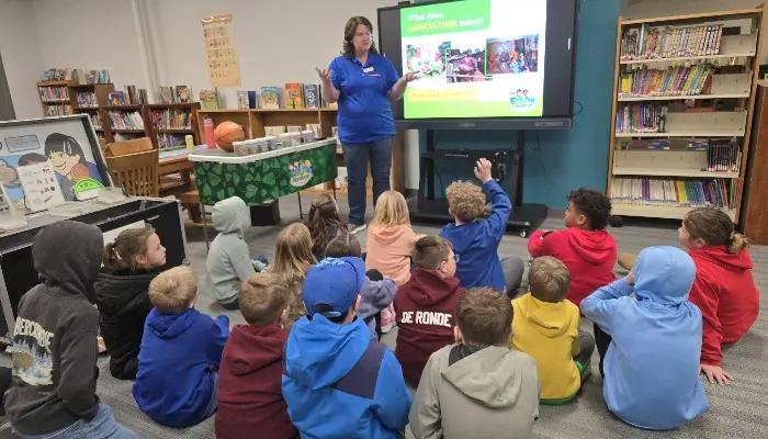 Nutrien Seed Survivor trailer teaches soil health.