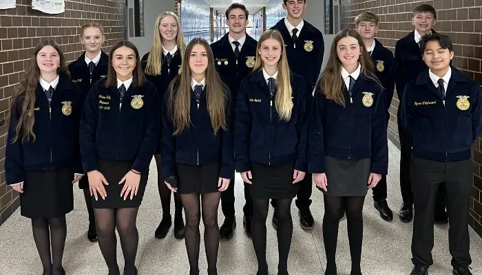  Nevada completes at District FFA Contest in Algona