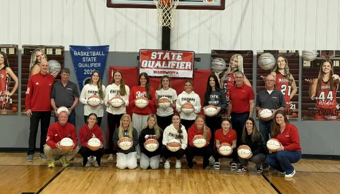 Basketballs presented to Maquoketa