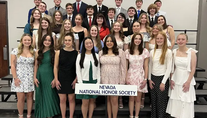 Nevada High School National Honor Society induction