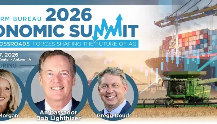 Iowa Farm Bureau 2026 Economic Summit, July 17, in Ankeny