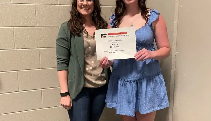 Scholarships presented at class night
