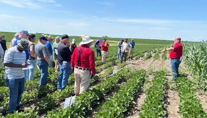 Summer Field Day at Iowa State University Southeast Research Farm on June 