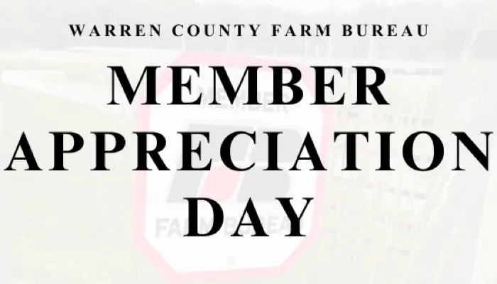 Farm Bureau to Host Member Appreciation Day at Warren County Fair