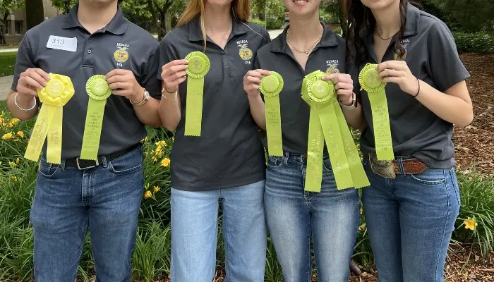 Nevada FFA places 7th at State FFA Food Science Contest
