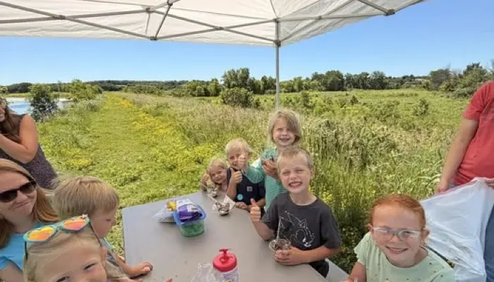 Farm Discovery Camp Explores Soil Health and Water Quality at Bank Swallow Bend