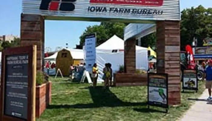Enjoy the 2026 Iowa State Fair by volunteering in Farm Bureau Park! 