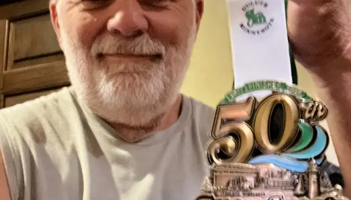 Cooper runs Grandma’s Marathon in Duluth