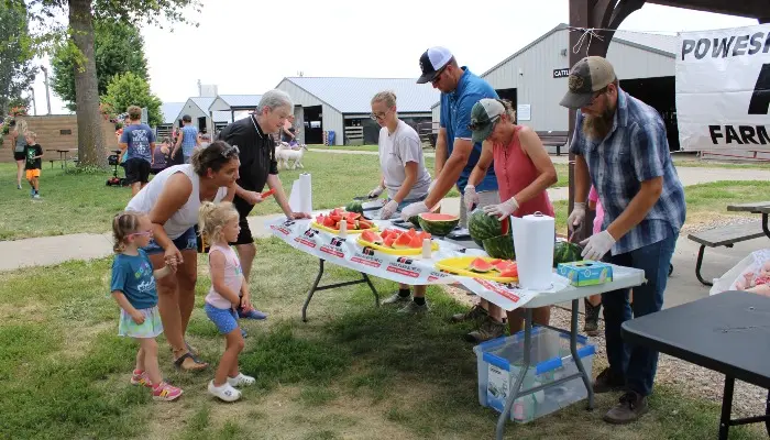 2026 Watermelon feed at the Poweshiek County Fair