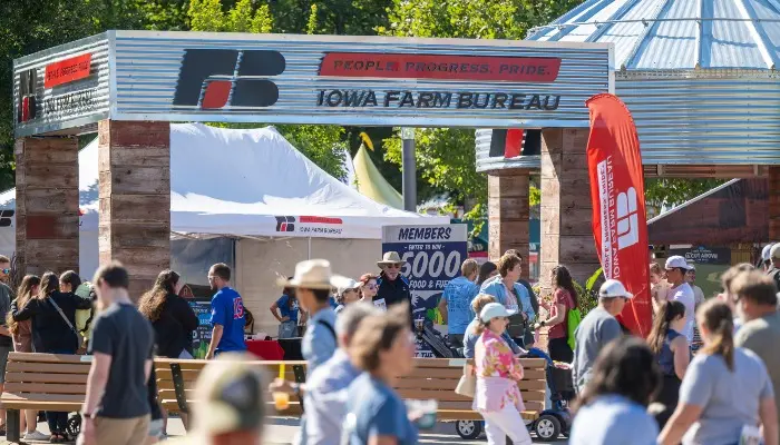 Iowa Farm Bureau invites fairgoers to celebrate America 250 with fair food prizes, giveaways and family fun at Farm Bureau Park
