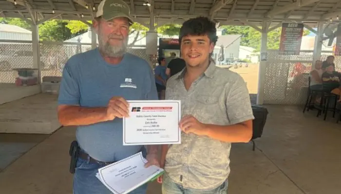 Scholarship recipients recognized at fair