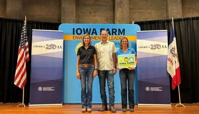 Iowa Farm Environmental Leader Awards Presented to 33 Farm Families at the 2026 Iowa State Fair