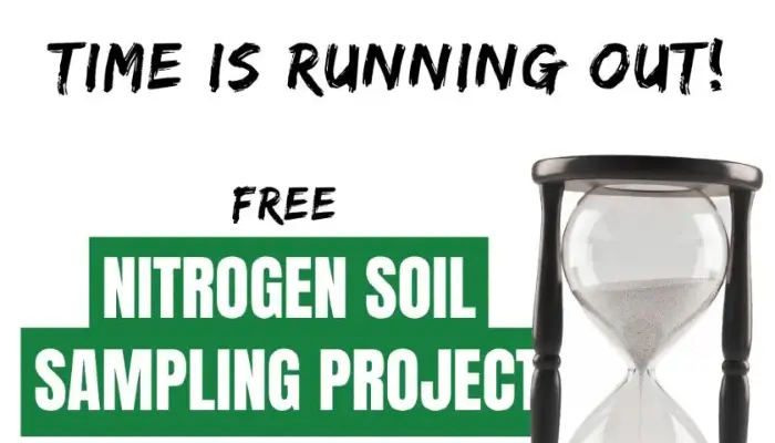 Sign Up for Free Nitrogen Soil Sampling