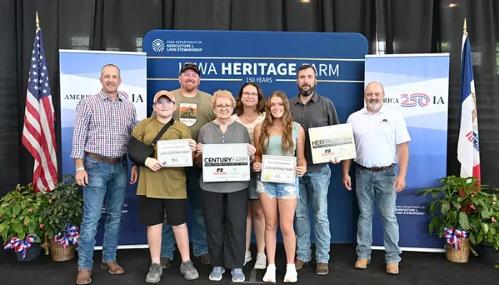 Heritage Farms designations at the Iowa State Fair 