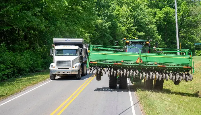 Road safety during harvest