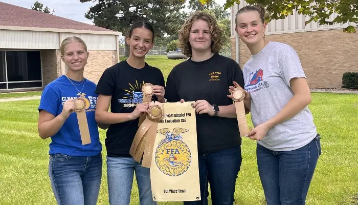 Clear Creek Amana Attends Quad County Soil Judging Contest