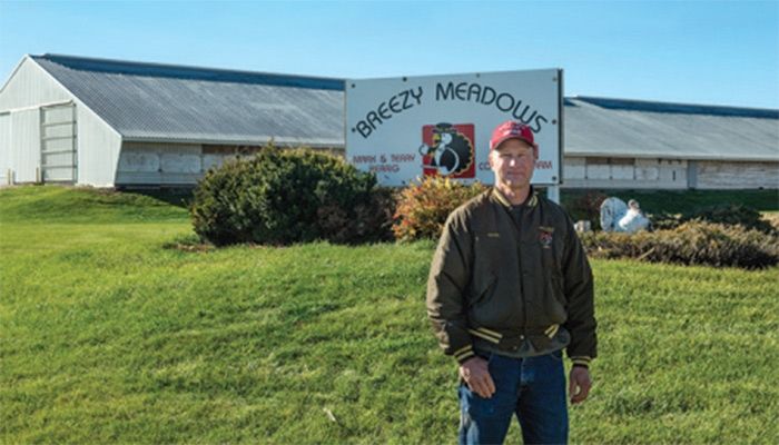 Iowa turkey farmer Mark Herrig