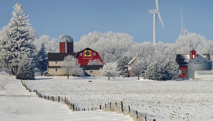 Lighting up the countryside for Christmas