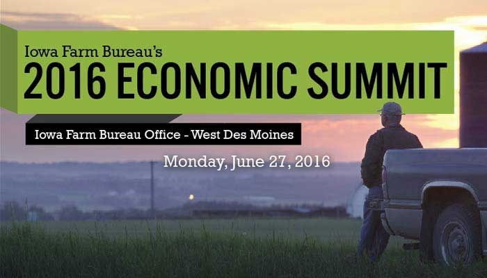 Iowa Farm Bureau Economic Summit 2016