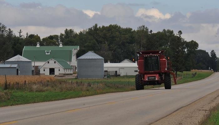 Slow down, let farm equipment pass, and enjoy Iowa this fall