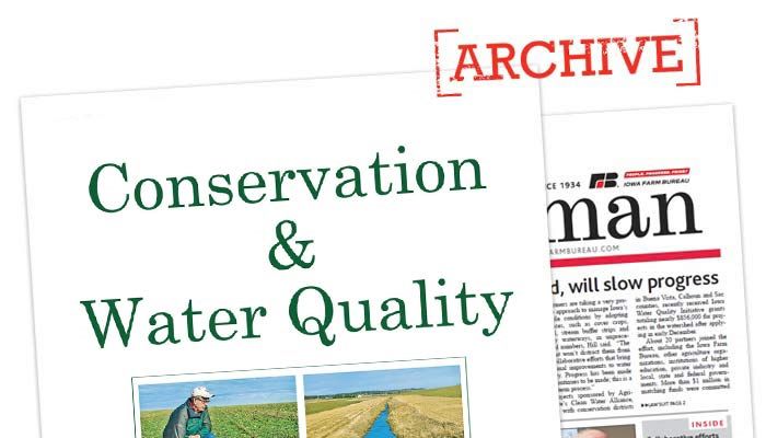 Conservation and Water Quality supplement cover