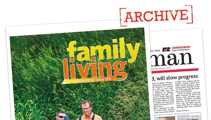 Family Living July cover art