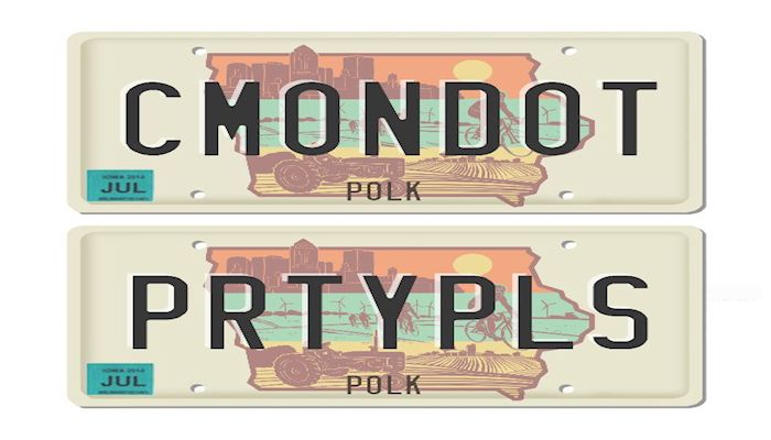 This popular design won't be on Iowa's new license plates. Here's why.