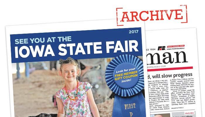 Iowa State Fair Supplement cover 2017