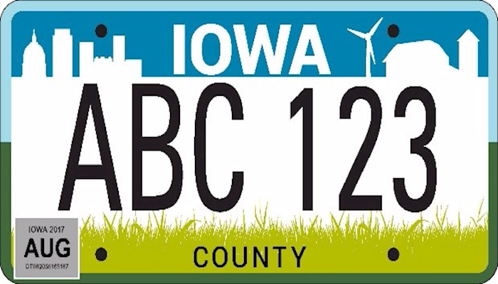 New Iowa license plate design revealed