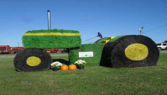 Hay bale art contest begins in Montgomery County