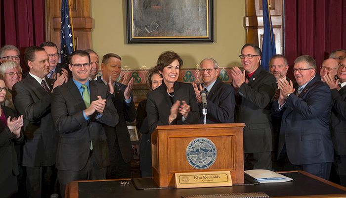 Governor Kim Reynolds signs water quality funding bill