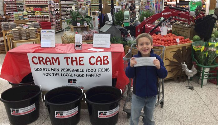 Carroll County's second annual "Cram the Cab" event to support local food pantries