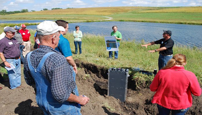 Land Improvement Contrators Add Saturdated Buffer to Demonstration Farm