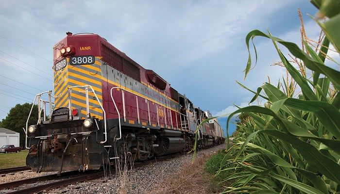 Train derails on Northwest Iowa bridge over flooding Floyd River