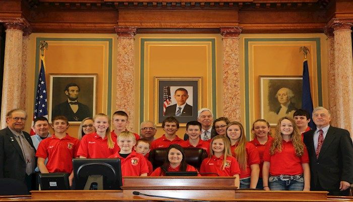 Youth Beef Team at Capitol