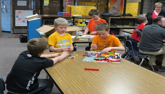 Junior First Lego League preps for Expo