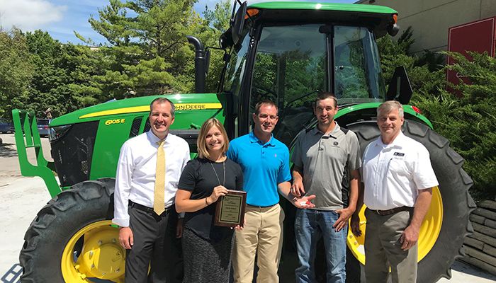 Iowa Conservation Farmer of the Year Gets His Keys