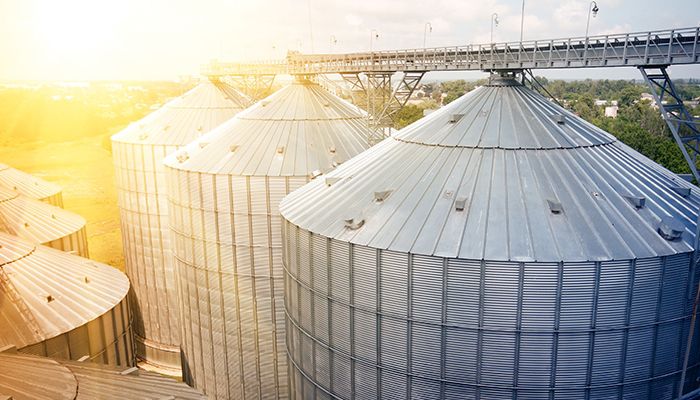 Grain bins