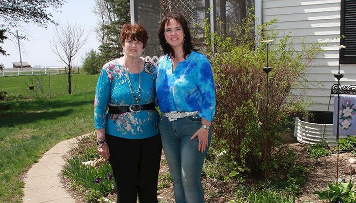 Darcy (Dougherty) Maulsby and her mom, Janet