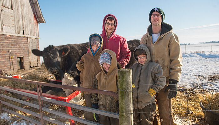 Grant and family