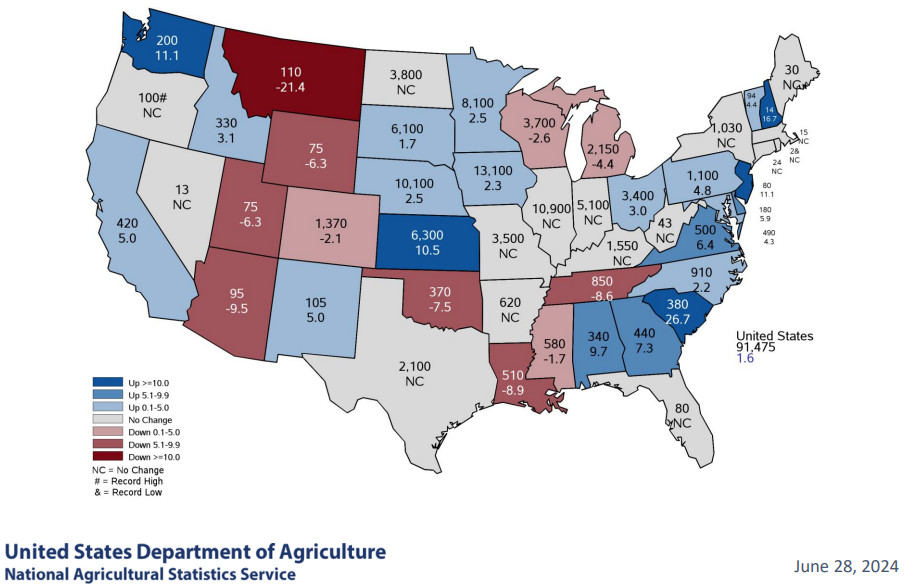 A map of the united statesDescription automatically generated