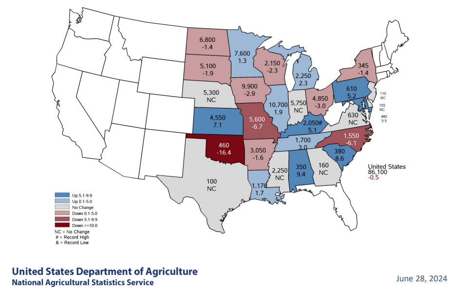 A map of the united statesDescription automatically generated