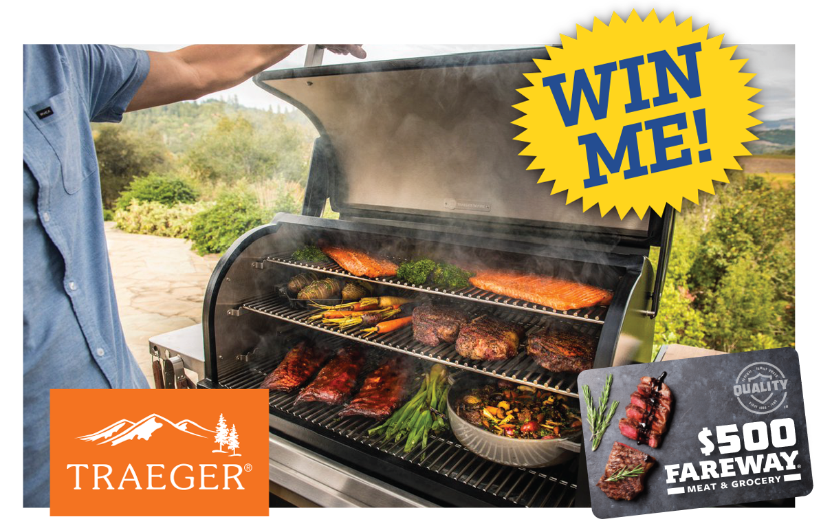 Win a Traeger Grill and Fareway Ultimate Meat Package