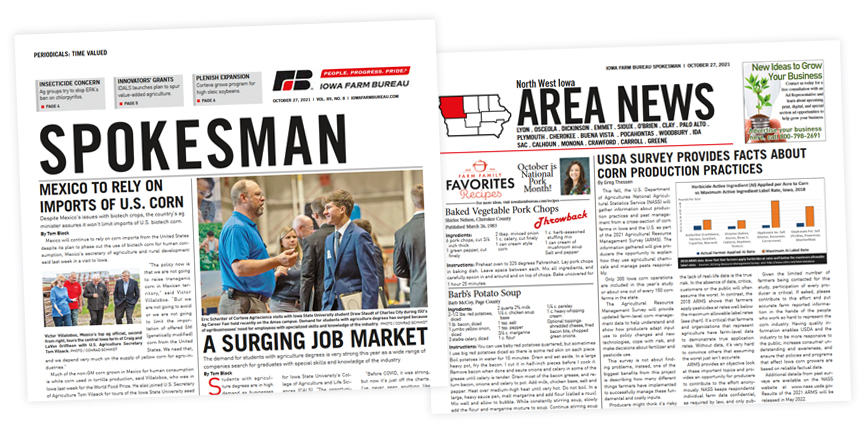 The Iowa Farm Bureau Spokesman and Area News