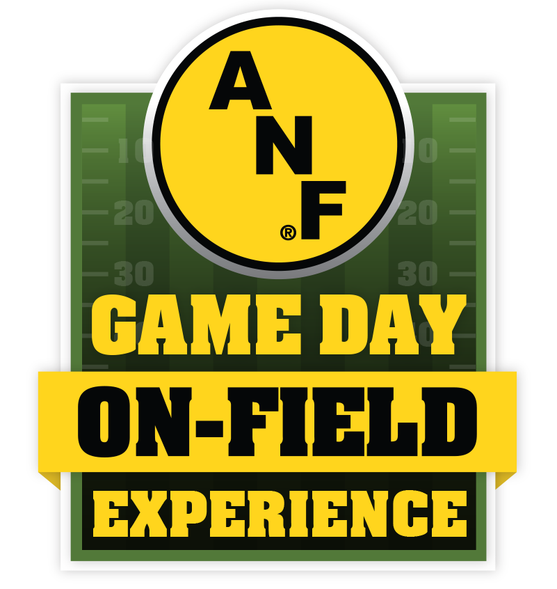 America Needs Farmers Game Day On Field Experience Logo