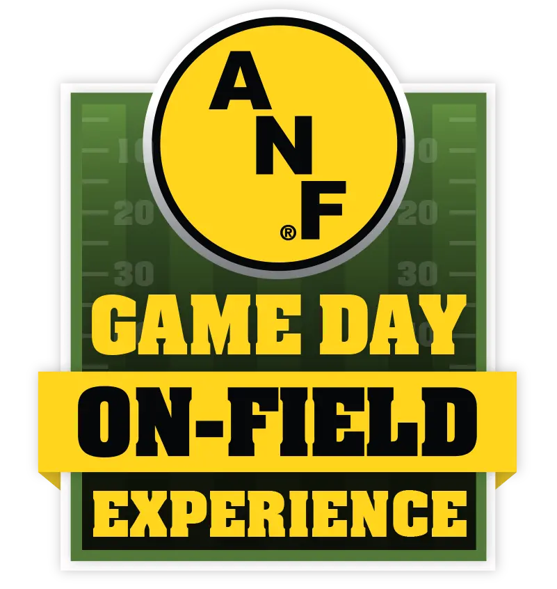 America Needs Farmers Game Day On Field Experience Logo